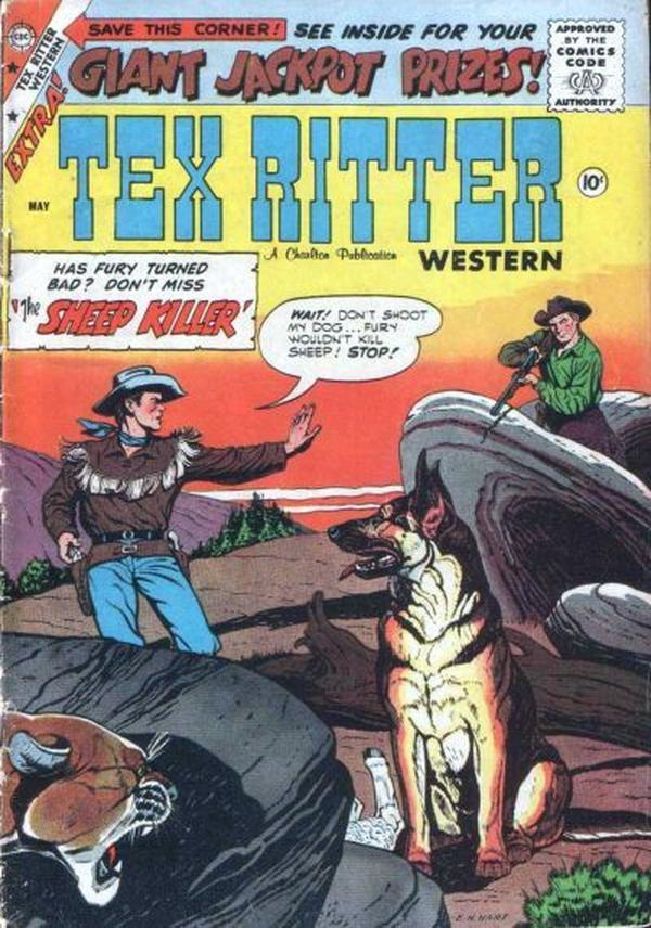 Tex Ritter Western #46 cover