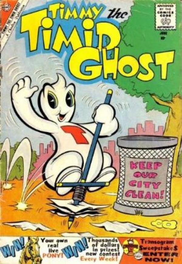 Timmy the Timid Ghost #21 cover