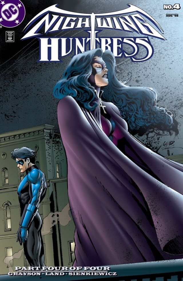 Nightwing and Huntress #4 cover