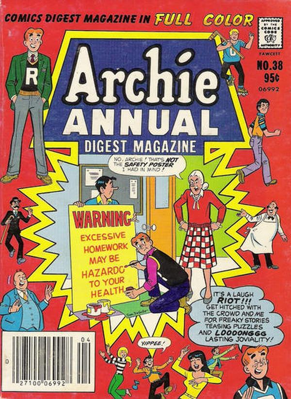 Archie Annual Digest #38 cover