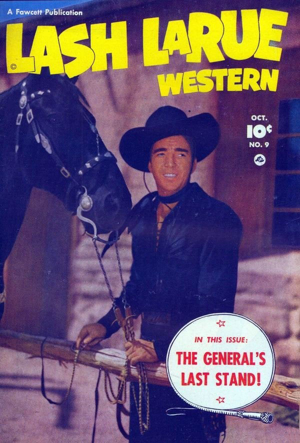 Lash LaRue Western #9 cover