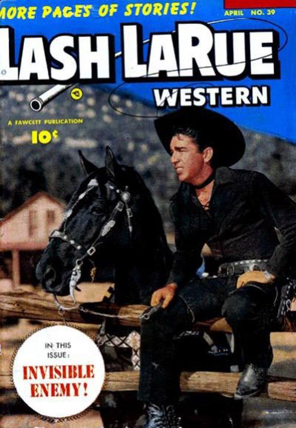 Lash LaRue Western #39 cover