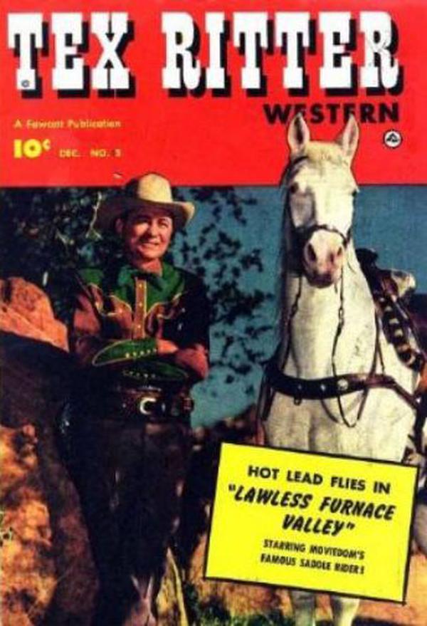 Tex Ritter Western #8 cover