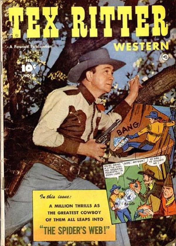 Tex Ritter Western #9 cover