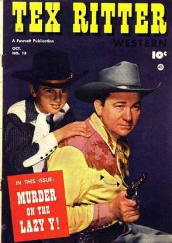 Tex Ritter Western #13 cover
