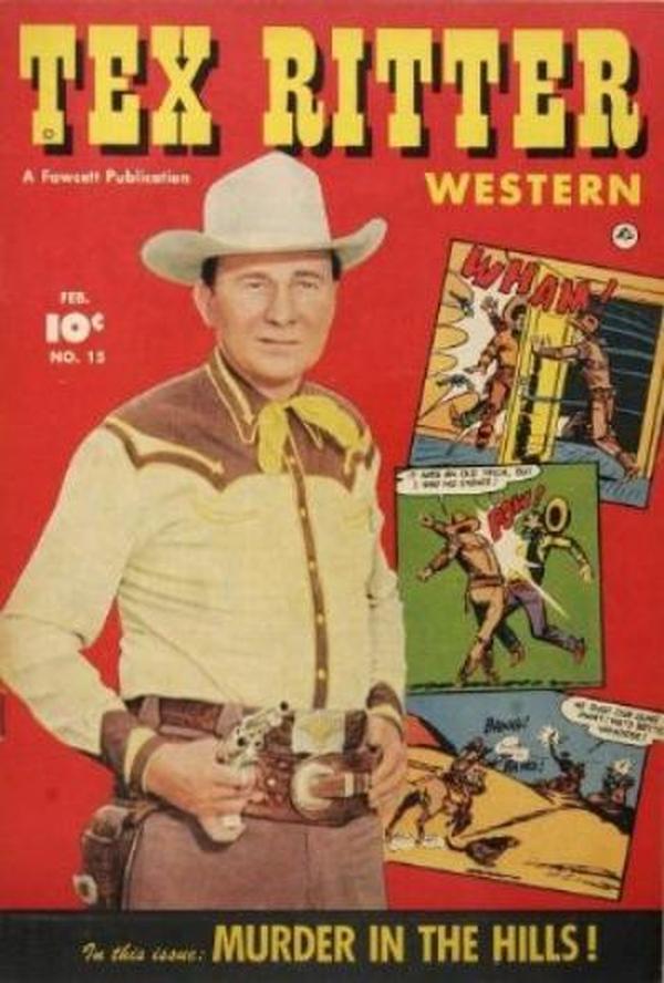 Tex Ritter Western #15 cover