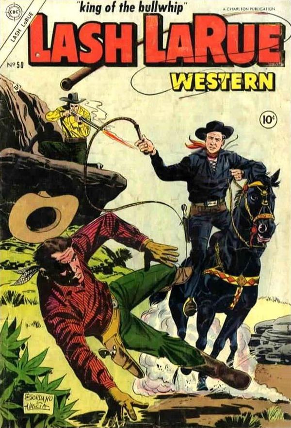 Lash La Rue Western #50 cover