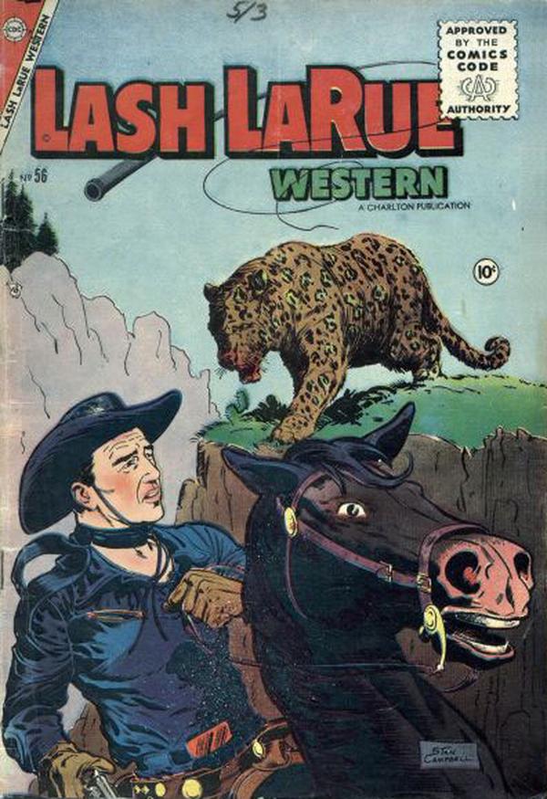 Lash La Rue Western #56 cover