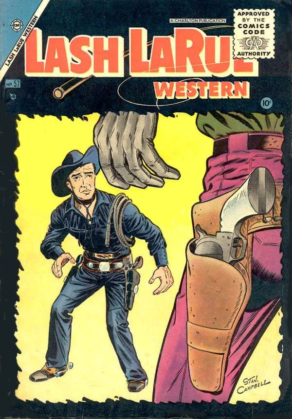 Lash La Rue Western #57 cover