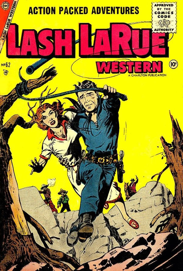 Lash La Rue Western #62 cover