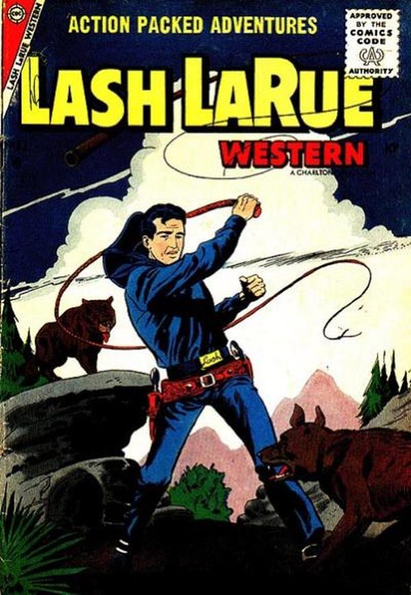 Lash La Rue Western #63 cover