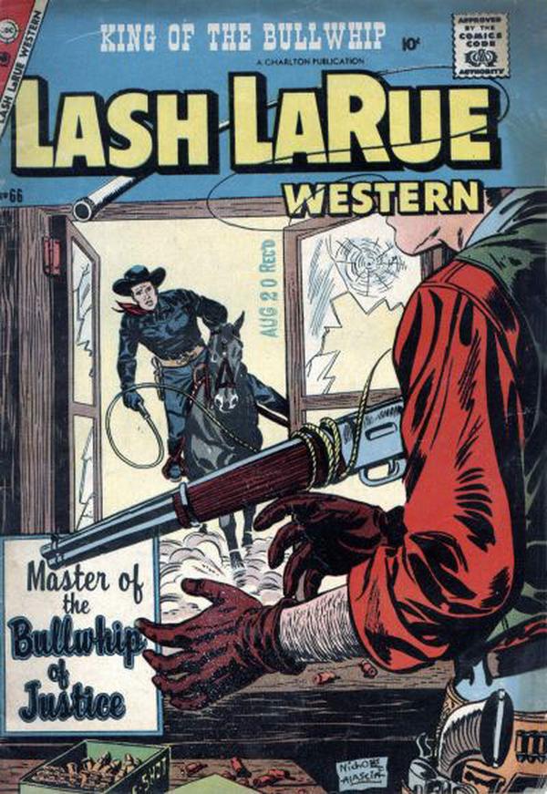 Lash La Rue Western #66 cover