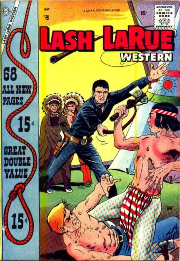 Lash La Rue Western #68 cover