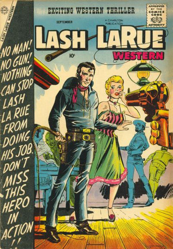 Lash La Rue Western #69 cover