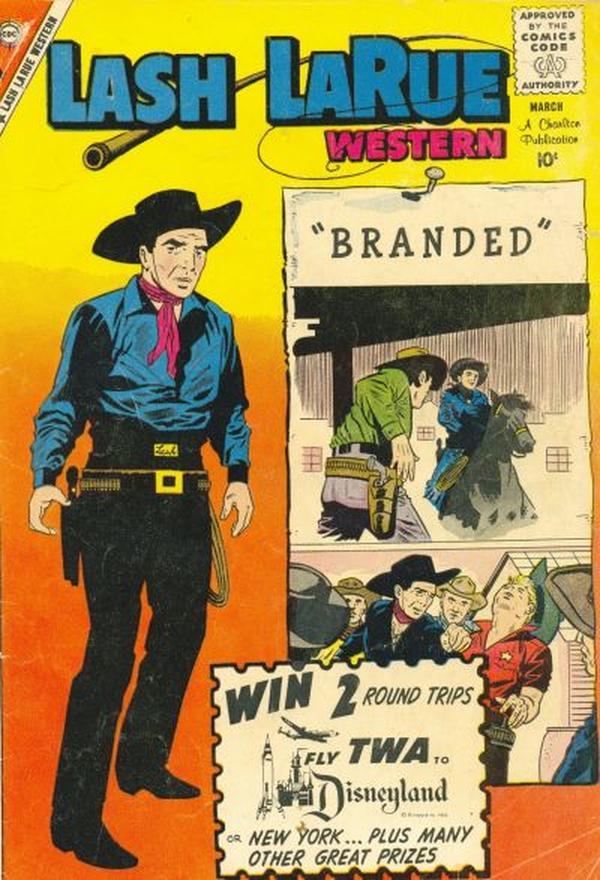 Lash La Rue Western #77 cover