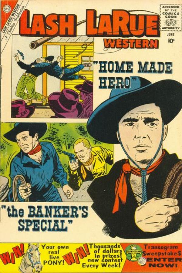 Lash La Rue Western #78 cover
