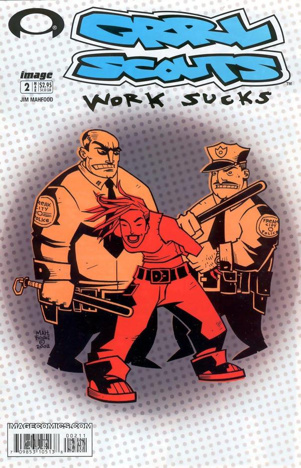 Grrl Scouts: Work Sucks #2 cover