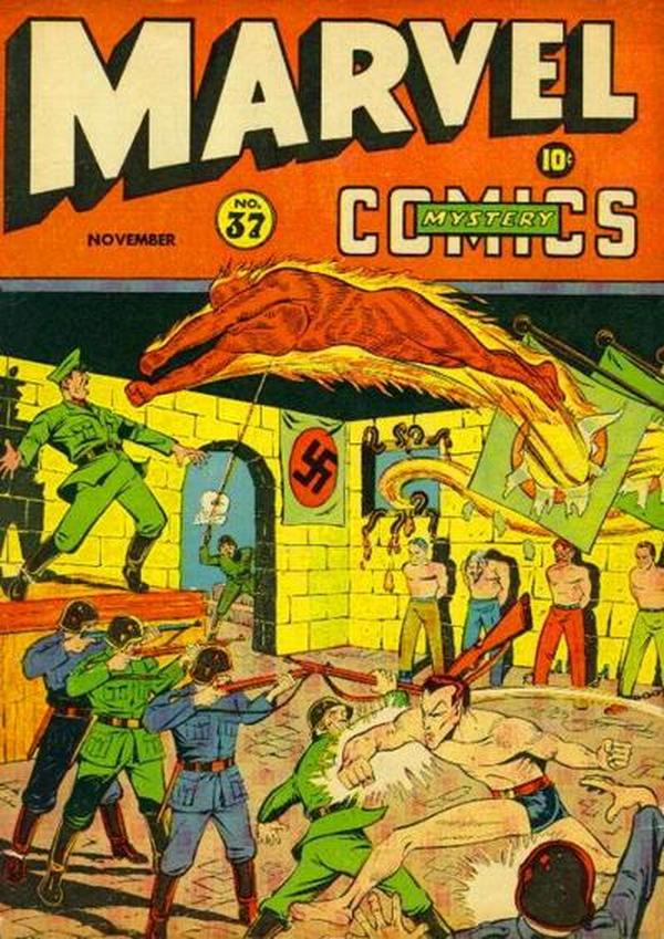 Marvel Mystery Comics #37 cover
