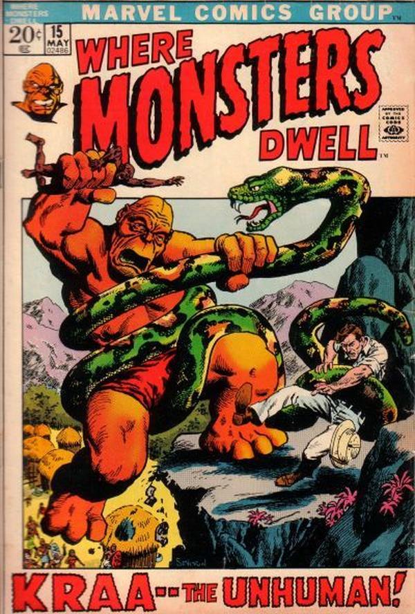 Where Monsters Dwell #15 cover