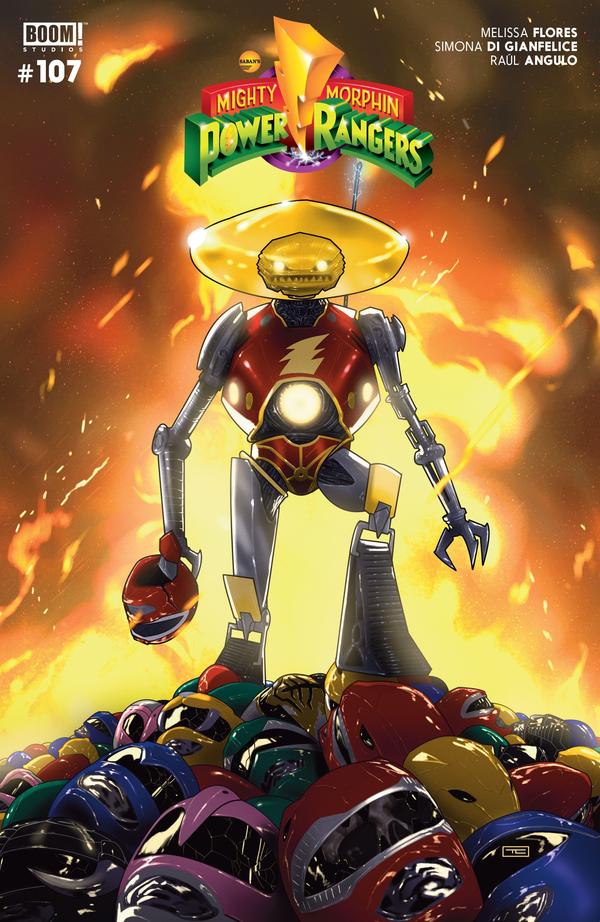Mighty Morphin Power Rangers #107 cover