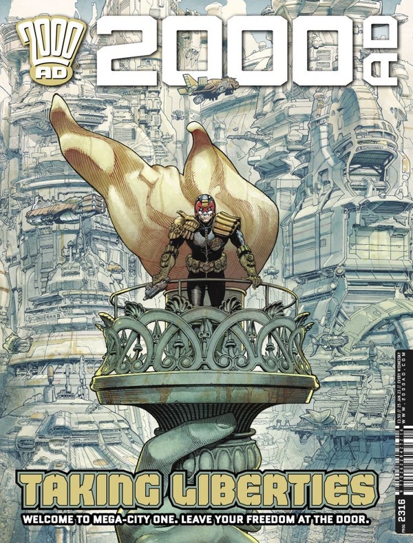 2000 AD #2316 cover