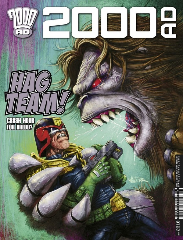 2000 AD #2318 cover