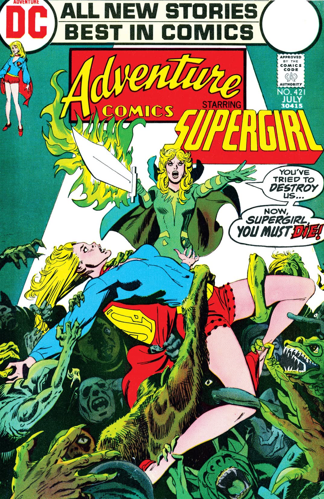 Adventure Comics #421 cover