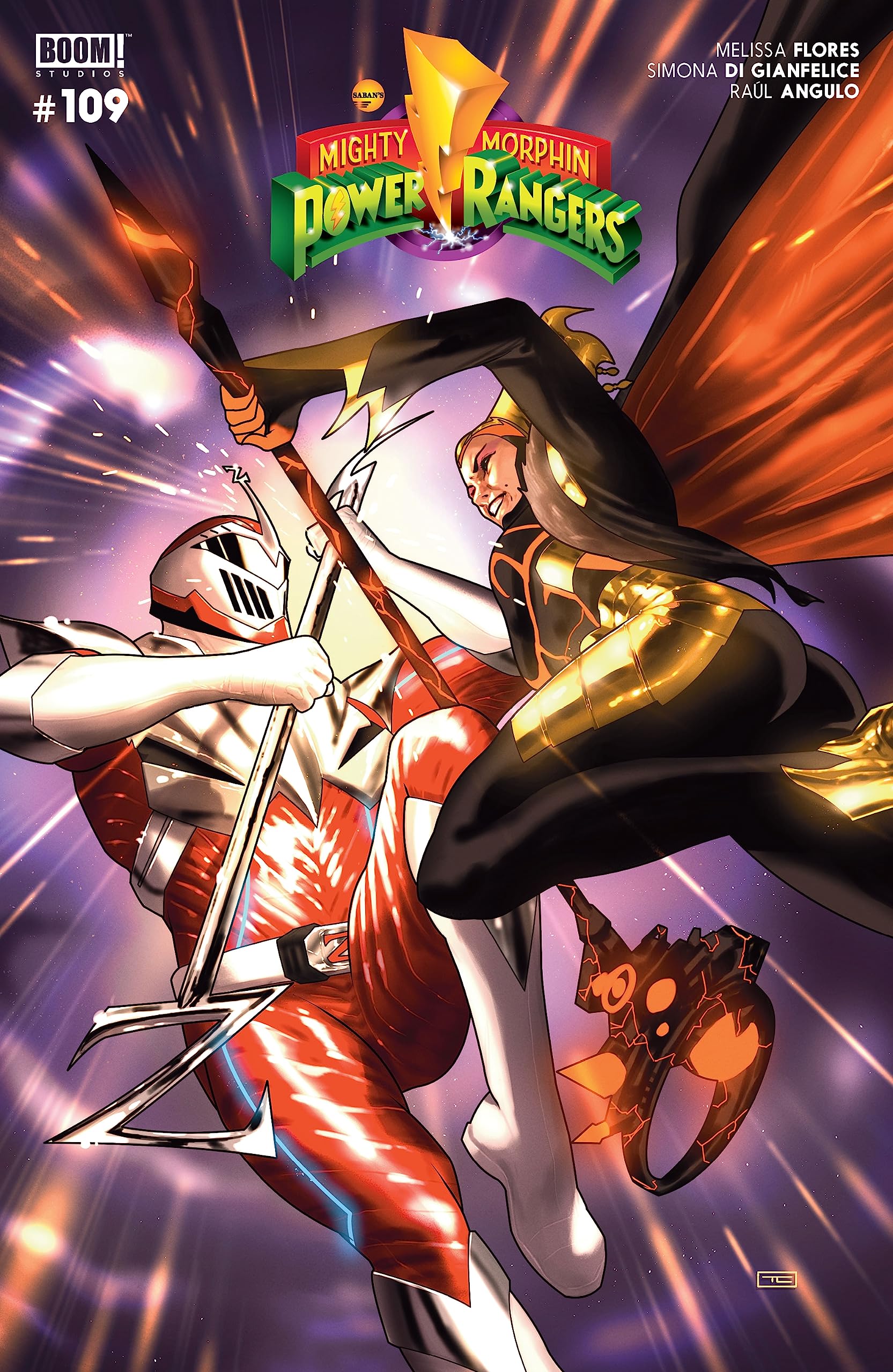 Mighty Morphin Power Rangers #109 cover