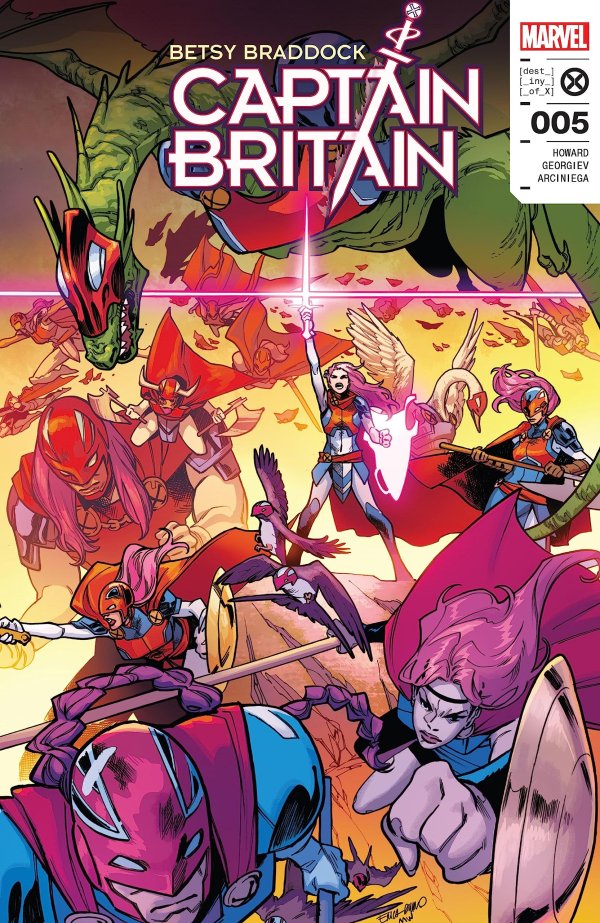 Betsy Braddock: Captain Britain #5 cover