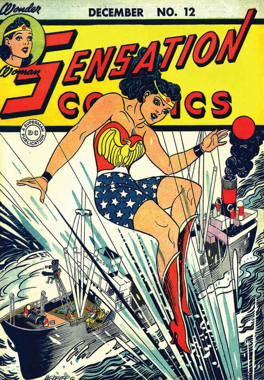Sensation Comics #12 cover
