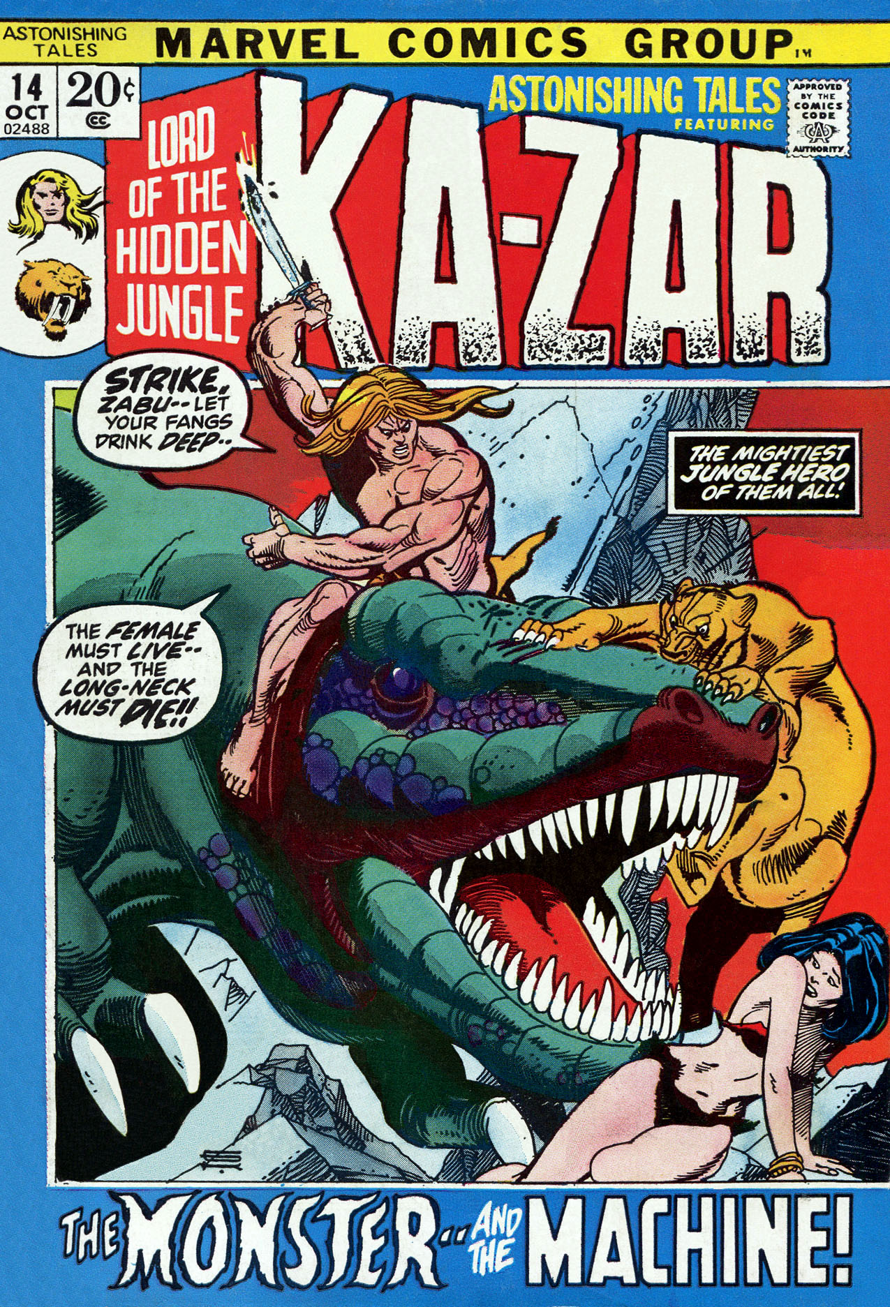 Astonishing Tales #14 cover