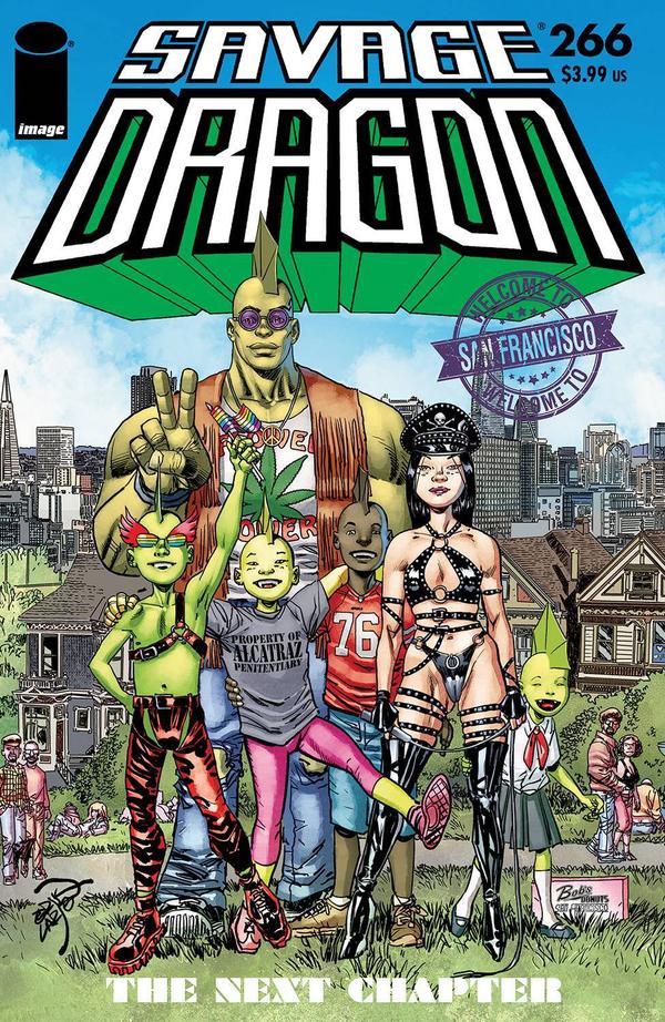 Savage Dragon #266 cover