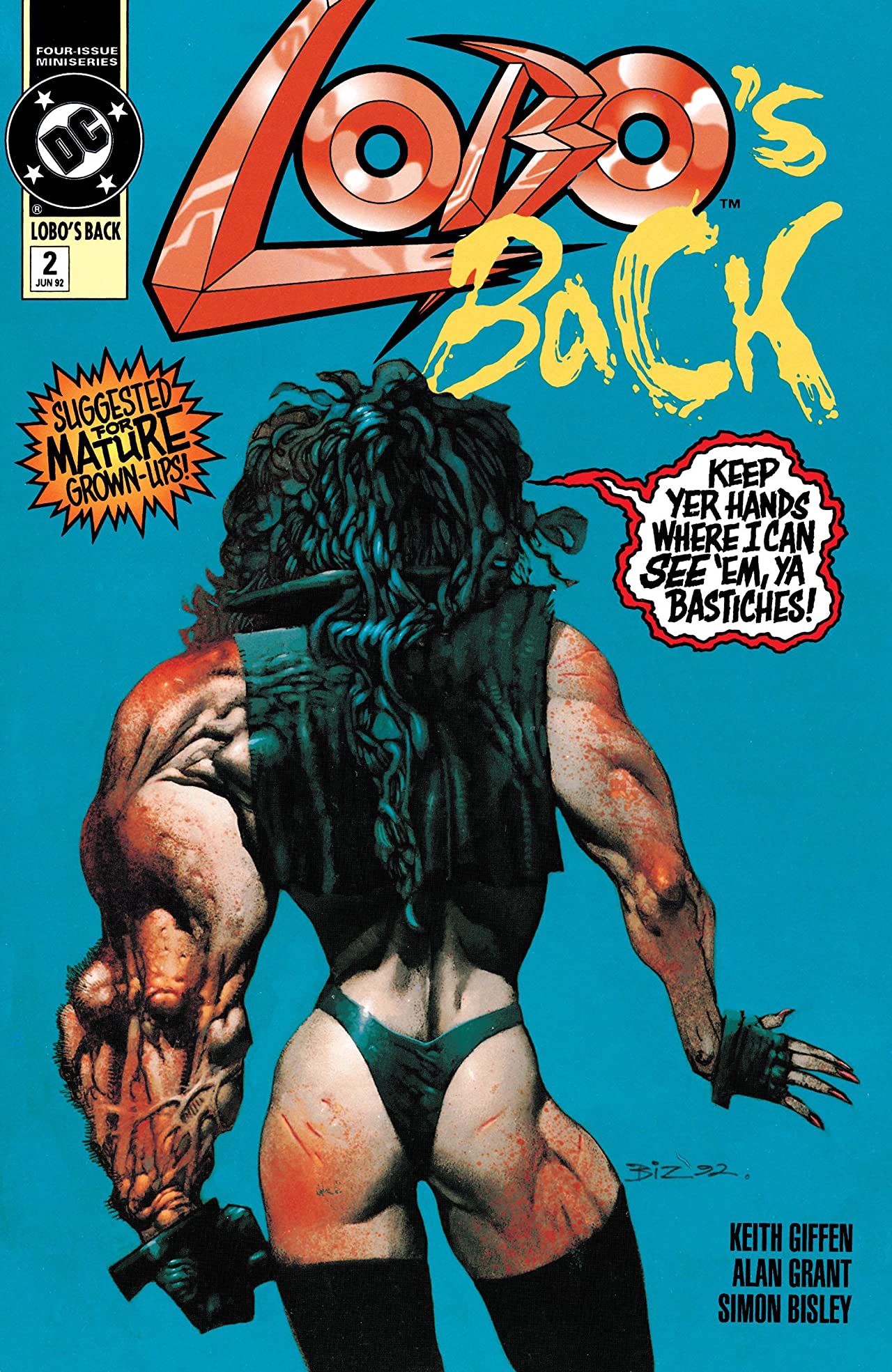Lobo's Back #2 cover