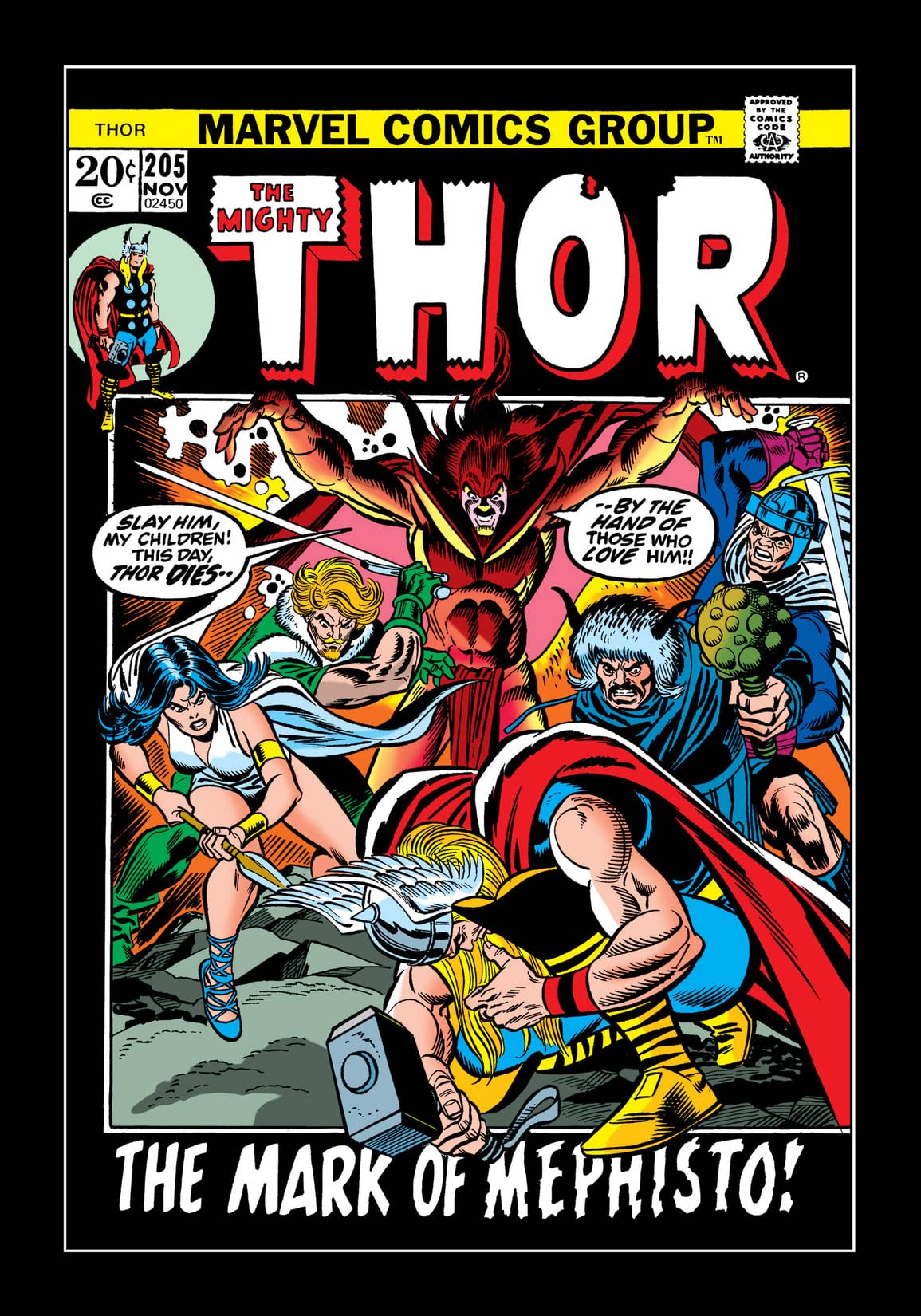 Thor #205 cover