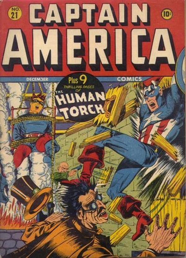 Captain America Comics #21 cover