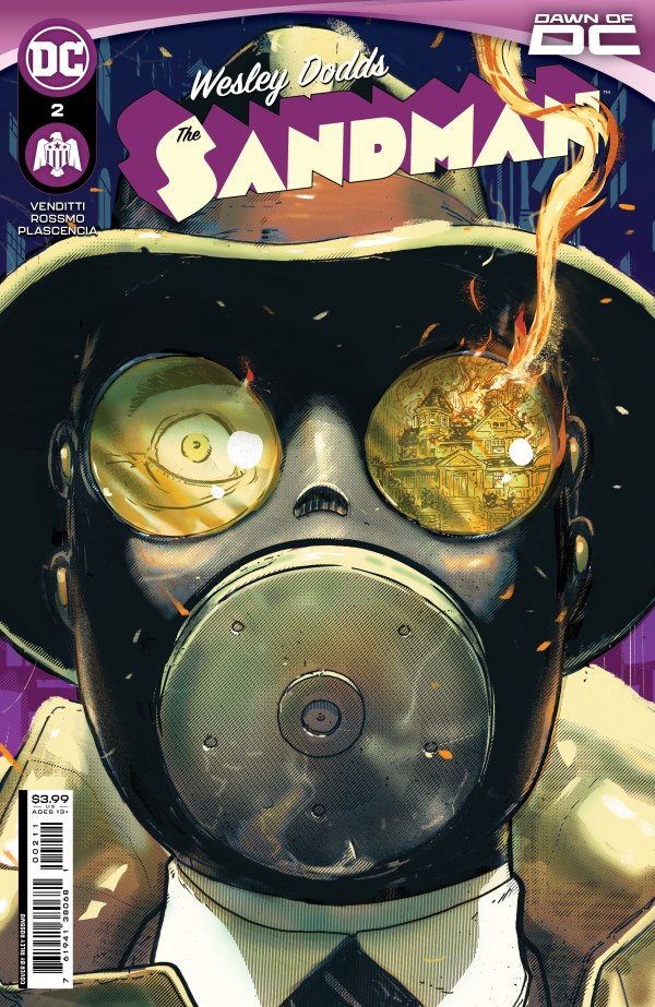 Wesley Dodds: The Sandman #2 cover