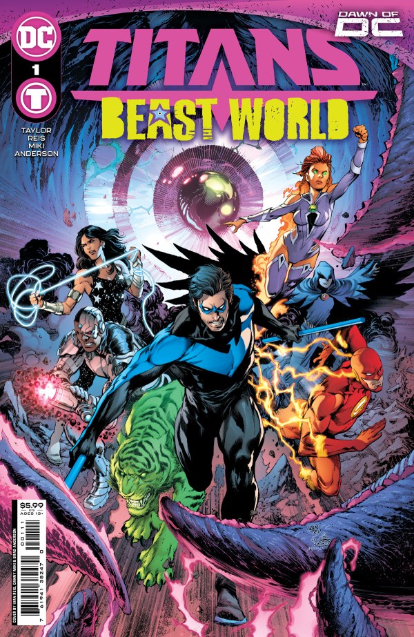 Titans: Beast World #1 cover
