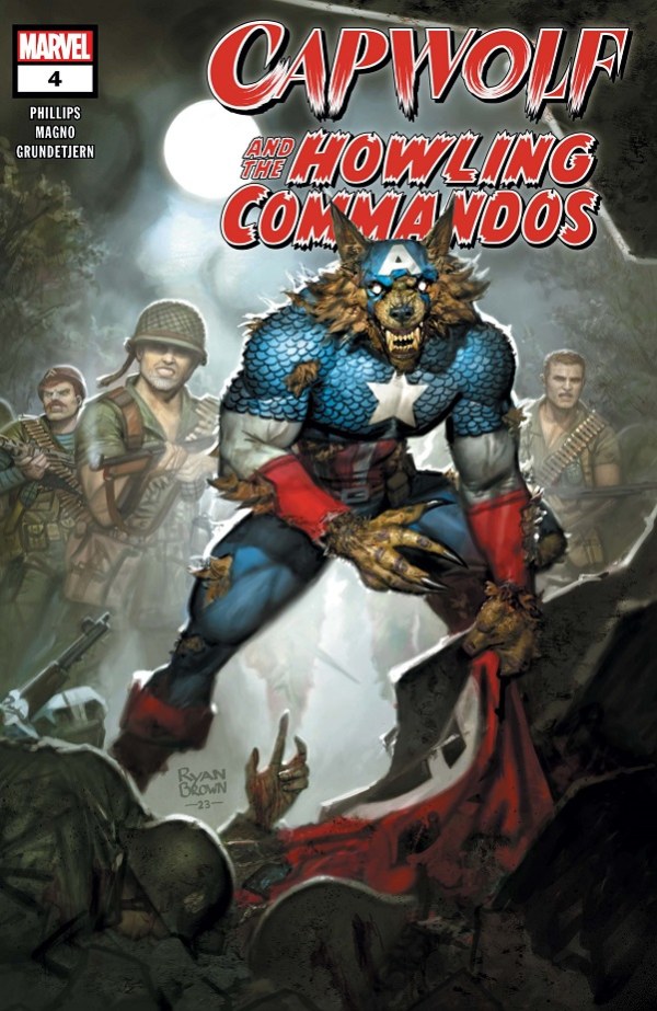 Capwolf & the Howling Commandos #4 cover