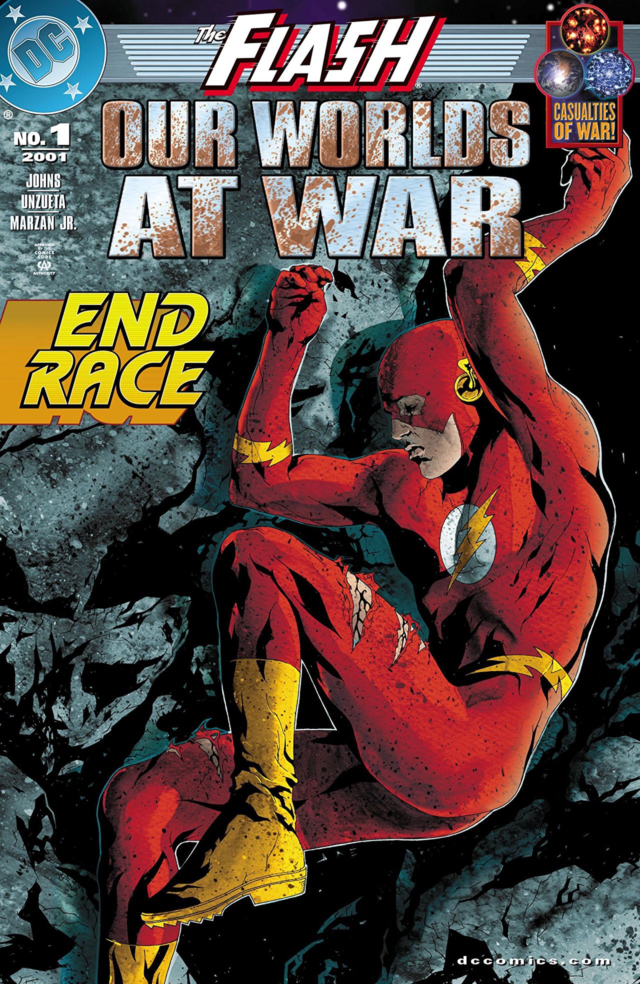 Flash: Our Worlds at War #1 cover