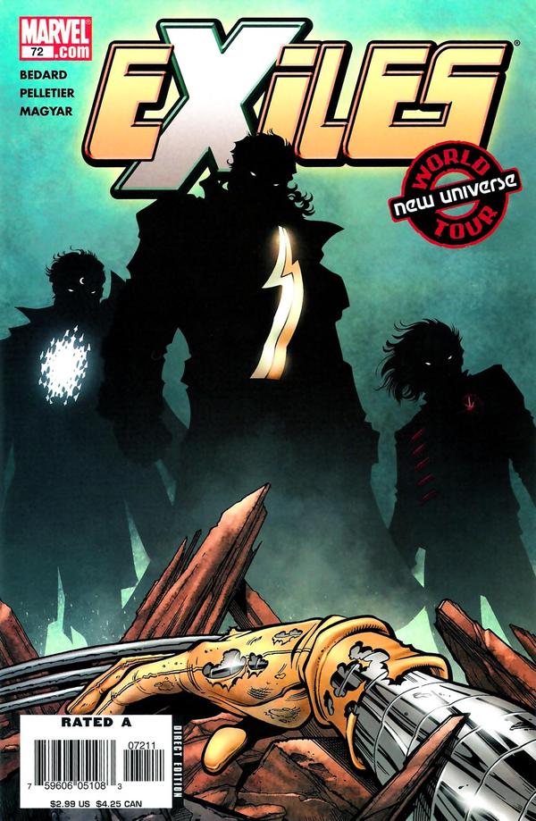 Exiles #72 cover