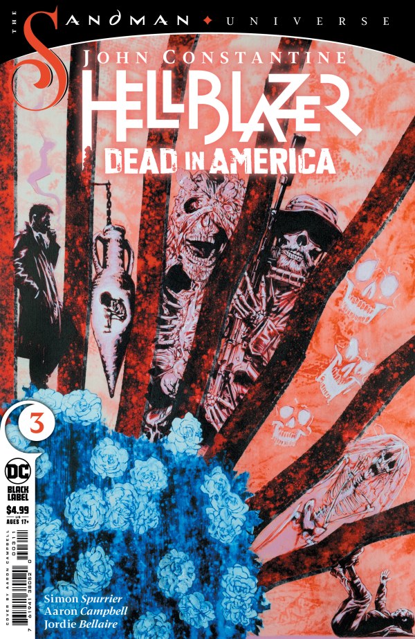 John Constantine, Hellblazer: Dead in America #3 cover