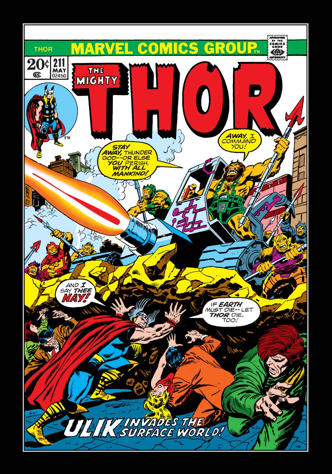 Thor #211 cover