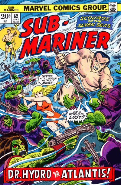 Sub-Mariner #62 cover