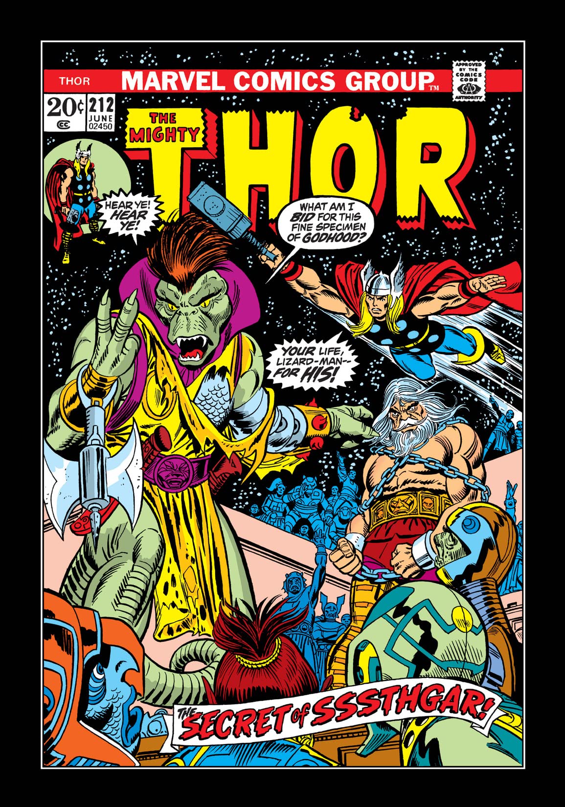 Thor #212 cover