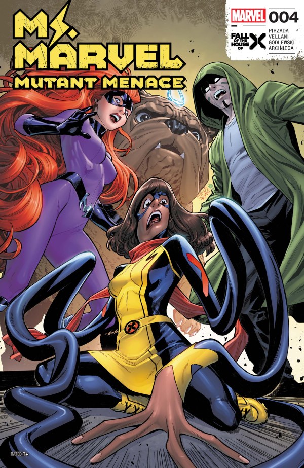 Ms. Marvel: Mutant Menace #4 cover