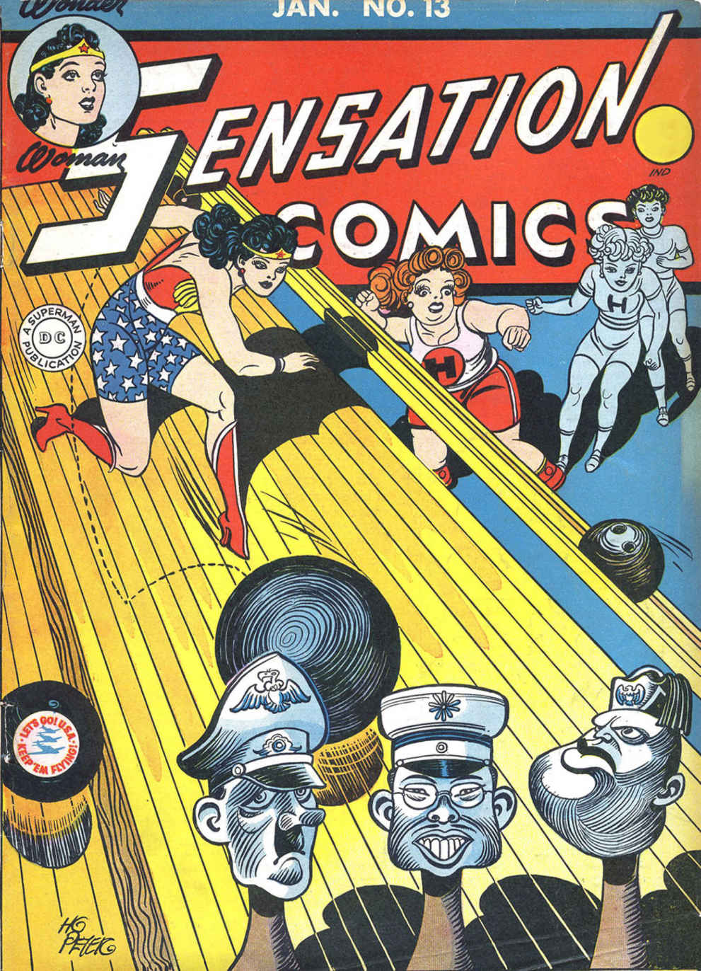 Sensation Comics #13 cover