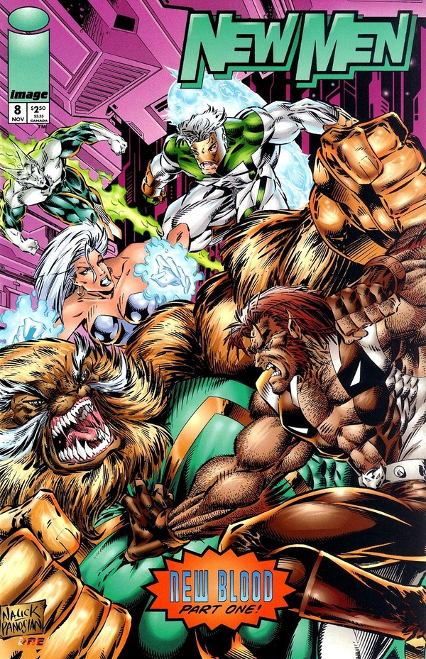 NewMen #8 cover