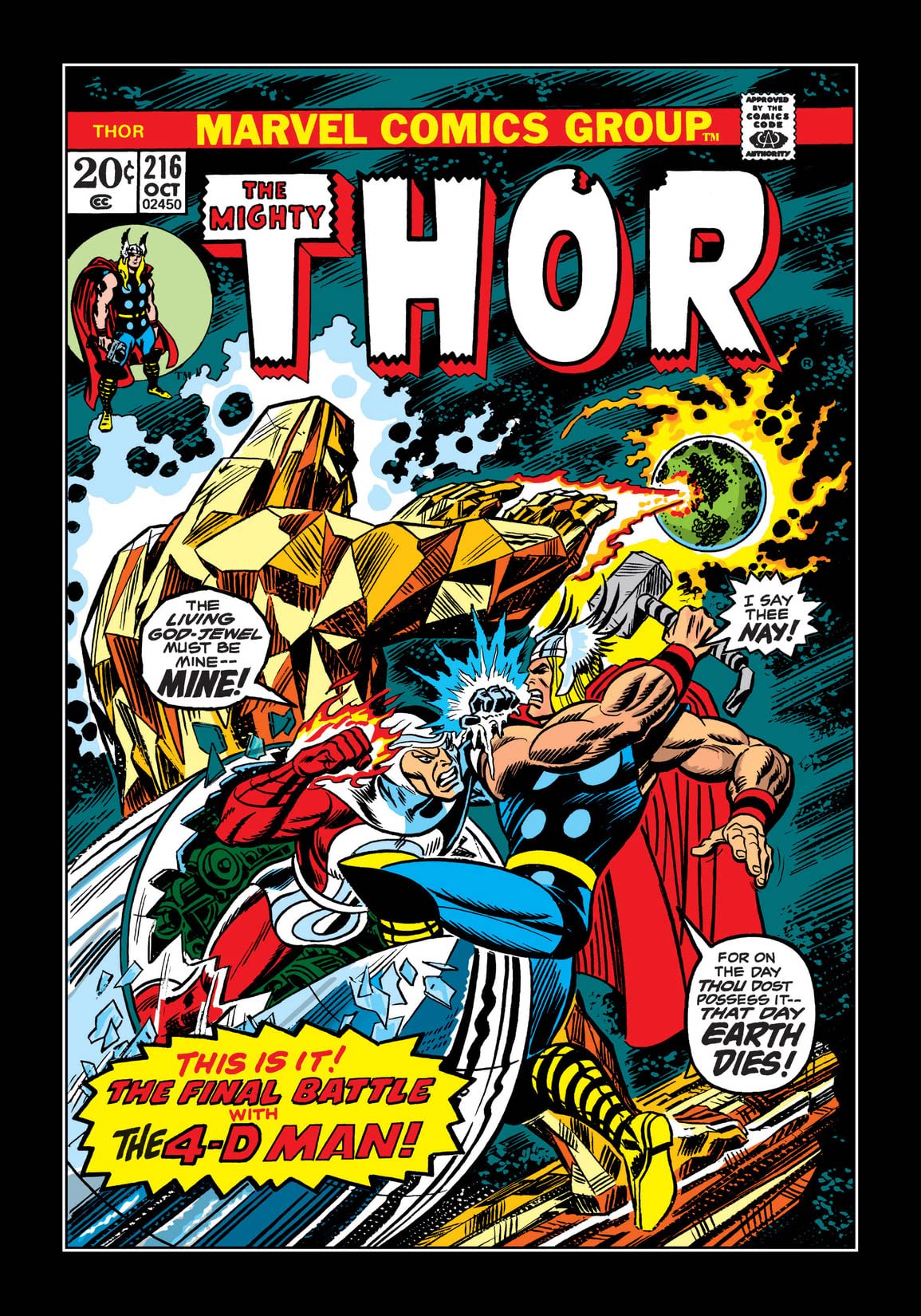 Thor #216 cover