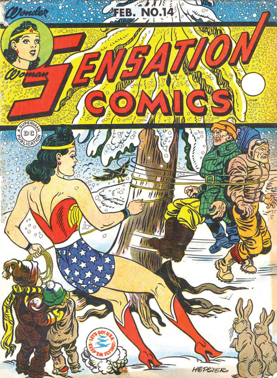 Sensation Comics #14 cover