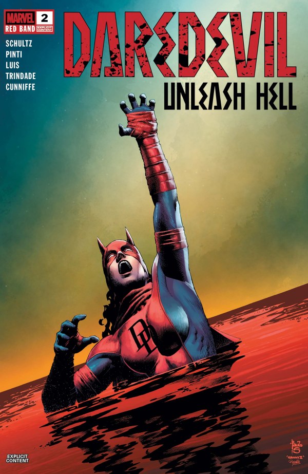 Daredevil: Unleash Hell - Red Band #2 cover